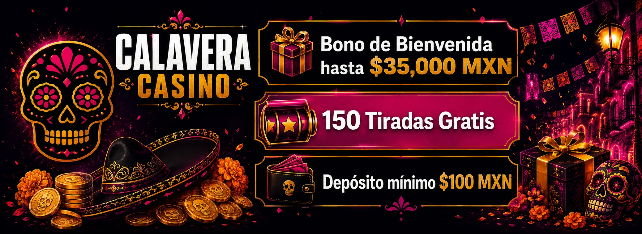 Hasta $6,000 MXN + 30 giros